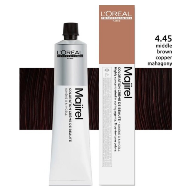 L'Oréal Professionnel - Maji Absolu + Majirouge - 4.45 | Coloration capillaire permanente pour tous les types de cheveux - 50 ml