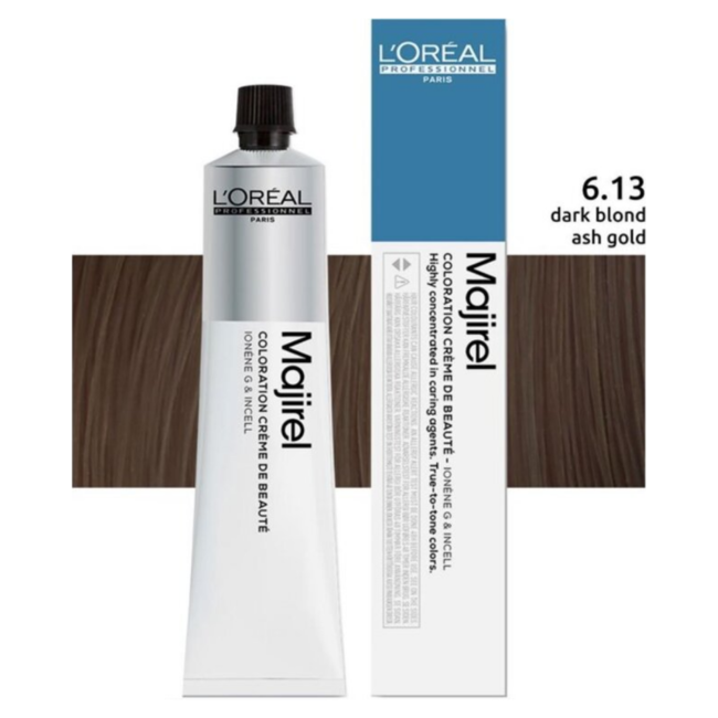 L'Oréal Professionnel - Maji Absolu + Majirouge - 6.13 | Coloration capillaire permanente pour tous les types de cheveux - 50 ml