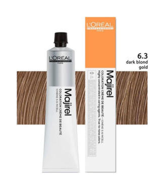 L'Oréal Professionnel L’Oréal Professionnel - Maji Absolu + Majirouge - 6.3 - Permanente haarkleuring voor alle haartypes - 50 ml