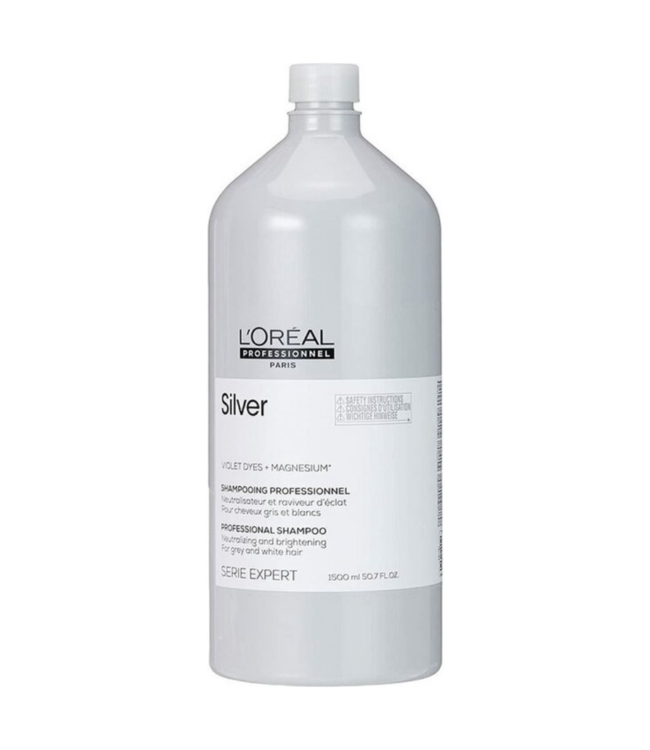 L’Oréal Professionnel - Silver - Shampoo voor grijs haar - 1500 ml
