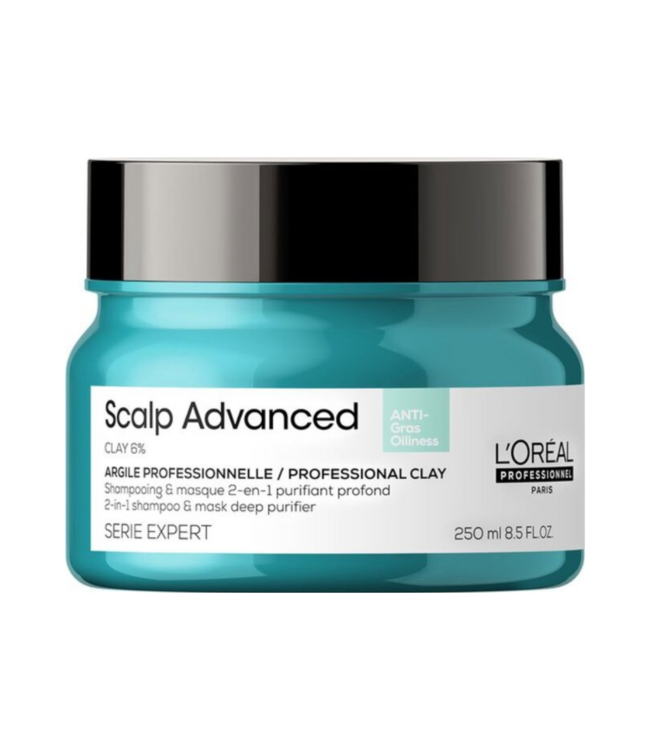 L'Oréal Professionnel - Scalp Advanced - Anti-Fettigkeit - Haarmaske für schlaffes, kraftloses oder fettiges Haar - 250 ml