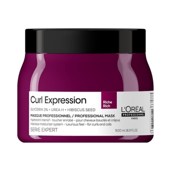 L'Oréal Professionnel - Curl Expression - Masque Hydratant Intensif | Masque capillaire pour cheveux bouclés ou frisés - 500 ml