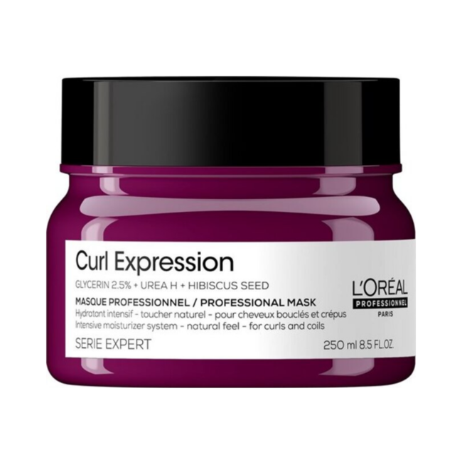 L'Oréal Professionnel - Curl Expression - Feuchtigkeitsspendende Maske | Haarmaske für lockiges oder krauses Haar - 250 ml