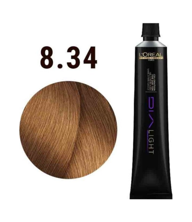L’Oréal Professionnel - Dia Light - 8.34 - Semi-permanente haarkleuring voor alle haartypes - 50 ml