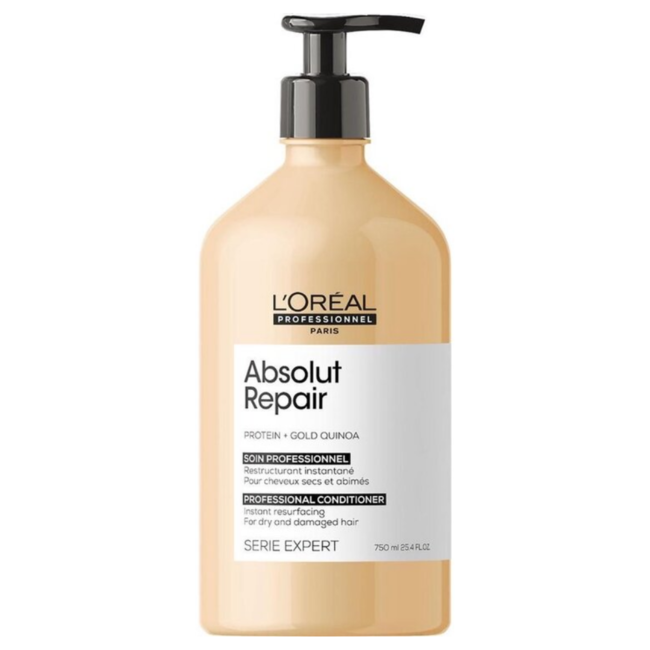 L'Oréal Professionnel - Absolut Repair Gold | Après-shampooing pour cheveux abîmés ou indisciplinés - 750 ml