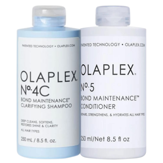 Olaplex Olaplex CombiDeal - No.4C Bond Wartung Klarstellung Shampoo 250 ml & No.5 Bond Wartung Conditioner 250 ml - für alle Haartypen