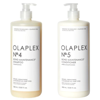 Olaplex Olaplex CombiDeal - No.4 Bond Pflegeshampoo 1 L 1000 ml & No.5 Bond Pflegespülung 1 L 1000 ml - für alle Haartypen