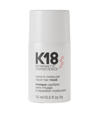 K18 K18 - Hair Repair Mask - Haarmasker voor beschadigd- of onhandelbaar haar - 15 ml