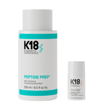 K18 K18 CombiDeal - Detox Shampoo 250 ML & Hair Repair Mask 15 ML - voor alle haartypes
