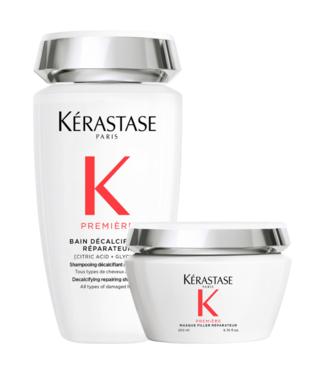 Kérastase Kérastase CombiDeal - Première - Bain (Shampoo) Décalcifiant Réparateur 250 ML & Masque Filler Réparateur 200 ML - voor beschadigd- of onhandelbaar haar