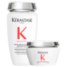 Kérastase CombiDeal - Première - Bain (Shampoo) Décalcifiant Réparateur 250 ML & Masque Filler Réparateur 200 ML | pour cheveux abîmés ou difficiles à coiffer