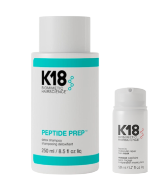 K18 K18 CombiDeal - Detox Shampoo 250 ML & Hair Repair Mask 50 ML - voor alle haartypes