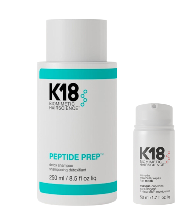 K18 CombiDeal - Detox Shampoo 250 ML & Hair Repair Mask 50 ML - voor alle haartypes