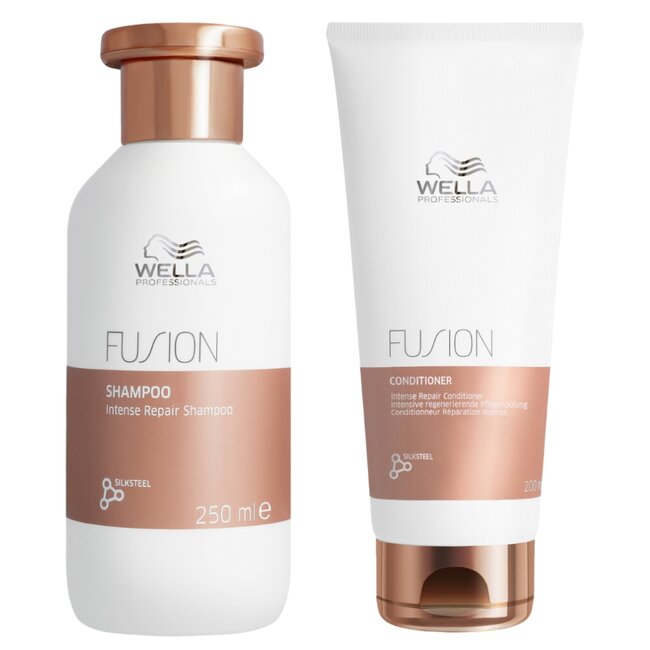 Wella Professionals CombiDeal - Fusion Shampoo 250ML & Fusion Conditioner 200ML | for all hair types