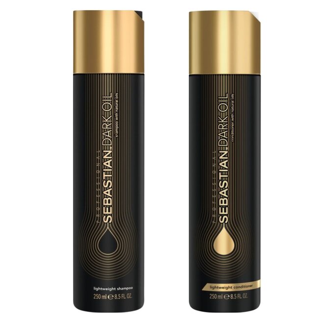 Sebastian Professional CombiDeal - Dark Oil Shampoo 250ML & Dark Oil Conditioner 250ML | for all hair types