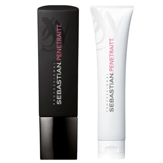 Sebastian Professional Sebastian Professional CombiDeal - Shampooing Penetraitt 250 ml et Masque Penetraitt 150 ml - pour cheveux abîmés ou difficiles à coiffer
