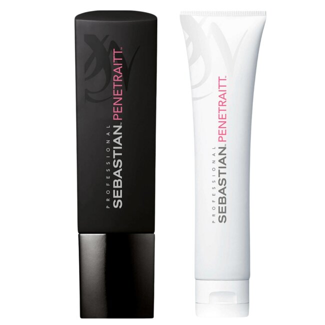 Sebastian Professional CombiDeal - Penetraitt Shampoo 250ML & Penetraitt Masque 150ML | pour cheveux abîmés ou indisciplinés