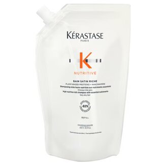 Kérastase Kérastase - Nutritive - Bain Satin Riche Refill - Shampoo voor droog- of door zon beschadigd haar - 500 ml