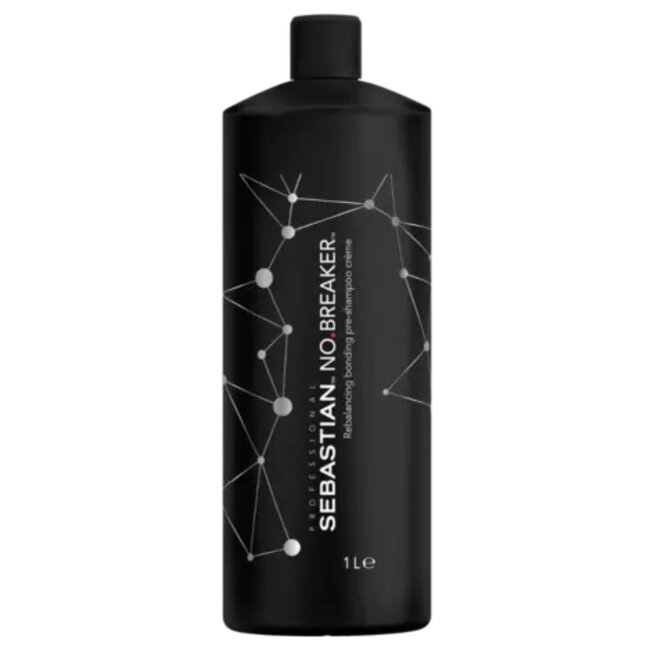 Sebastian Professional - No.Breaker - Crème pré-shampooing de liaison rééquilibrante - Shampooing pour cheveux abîmés ou indisciplinés - 1000 ml