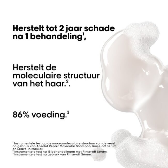 L’Oréal Professionnel - Absolut Repair Molecular - Refill | Shampoo voor beschadigd- of onhandelbaar haar - 500 ml