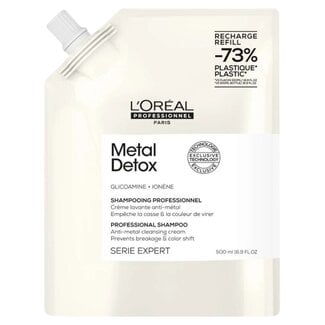 L'Oréal Professionnel L’Oréal Professionnel - Metal Detox - Refill - Shampooing pour cheveux colorés - 500 ml