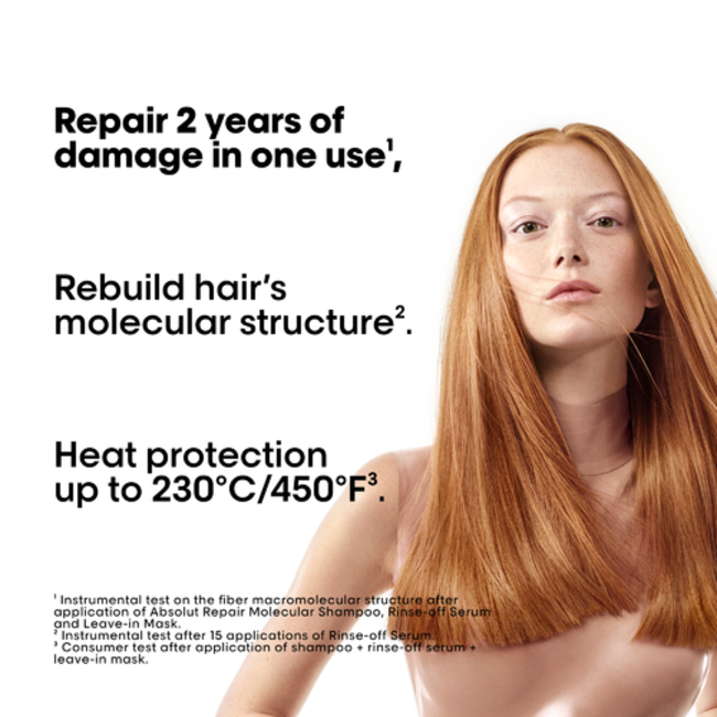 L’Oréal Professionnel - Absolut Repair Molecular | Haarkur für beschädigtes oder schwer zu bändigendes Haar - 50 ml