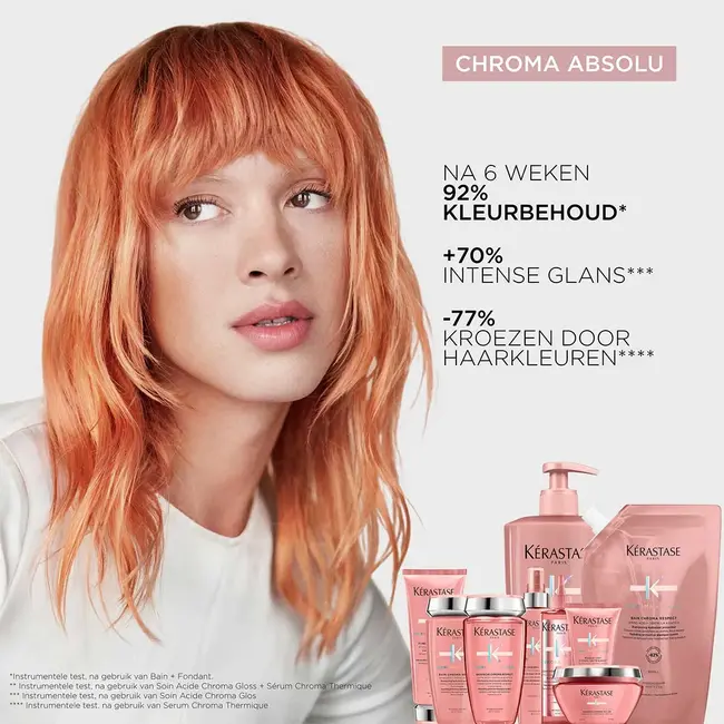 Kérastase - Chroma Absolu - Bain Chroma respect Refill | Shampoo voor gekleurd haar - 500 ml