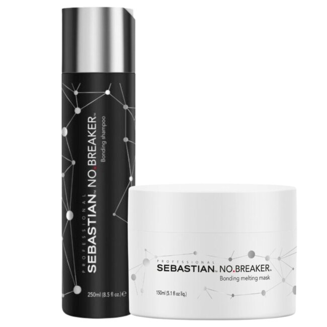 Sebastian Professional CombiDeal - NO BREAKER - Shampoo 250 ML & Mask 150 ML | for damaged or unruly hair