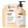 L’Oréal Professionnel CombiDeal - Absolut Repair Gold - Shampoo 500 ML & Shampoo Refill 500 ML | voor beschadigd- of onhandelbaar haar