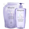 Kérastase CombiDeal - Blond Absolu - Bain (shampoo) Lumière 500 ML & Bain Lumière Refill 500ML | voor blond haar
