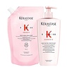 Kérastase CombiDeal - Genesis - Bain (Shampoo) Hydra-Fortifant 500 ML & Bain Hydra-Fortifant Refill 500 ML | für dünner werdendes Haar
