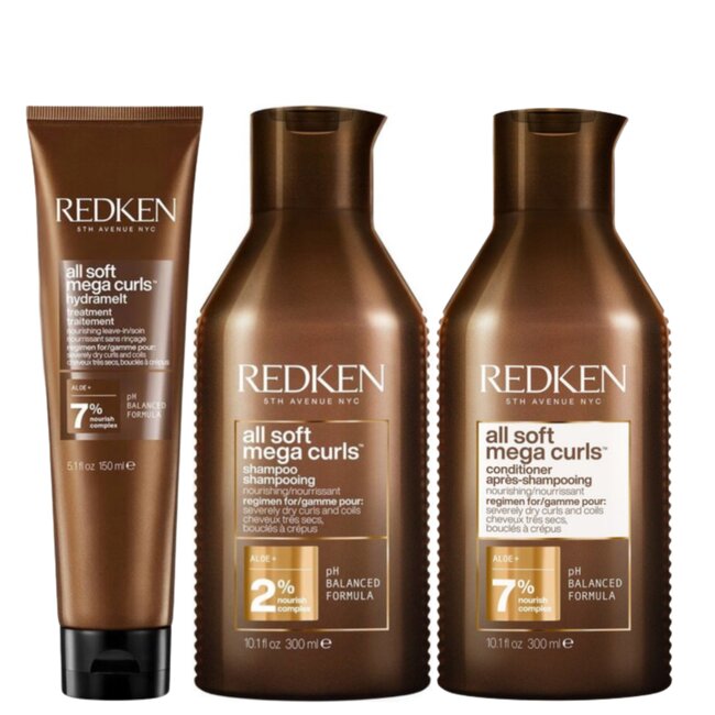 Redken CombiDeal - All Soft Mega Curls | Routine voor krullend- of pluizend haar