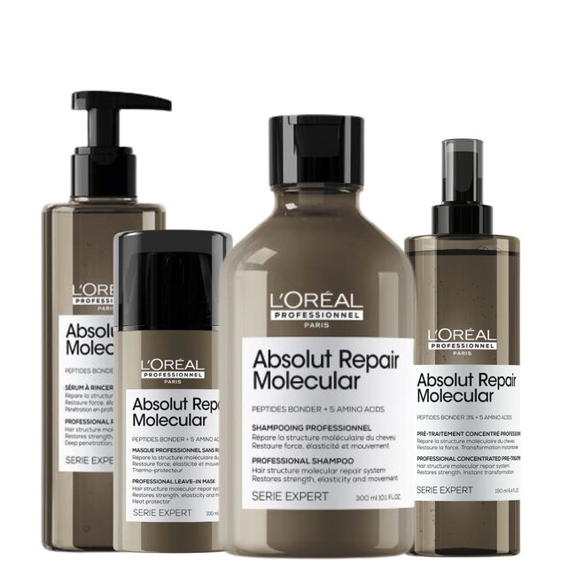 L’Oréal Professionnel CombiDeal - Absolut Repair Molecular | Routine für strapaziertes oder widerspenstiges Haar