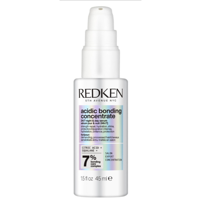 Redken - Acidic Bonding Concentrate | Sérum capillaire pour cheveux abîmés ou indisciplinés - 45ml
