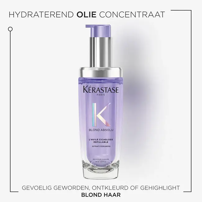 Kérastase CombiDeal - Blond Absolu | Huile Cicaextreme 75 ml & Huile Cicaextreme Refill 75 ml - voor blond haar