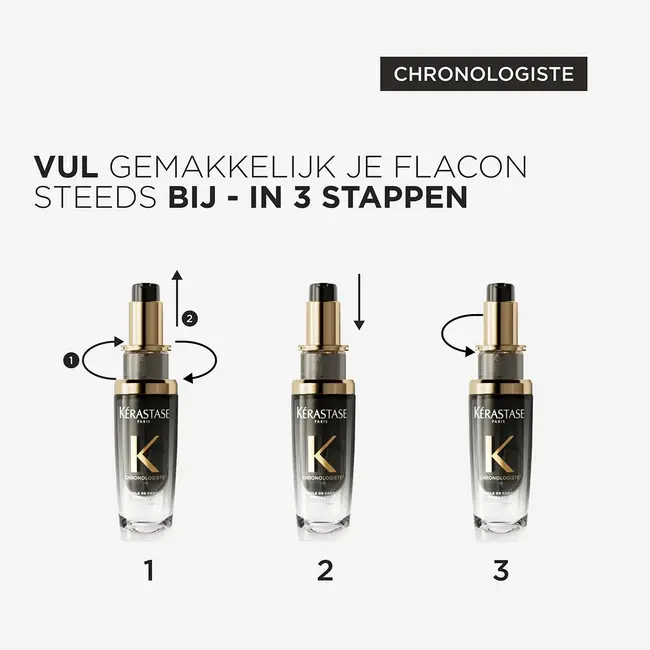 Kérastase Offre Combi - Chronologiste | Huile de Parfum 75 ml & Huile de Parfum 30 ml - pour cheveux ternes