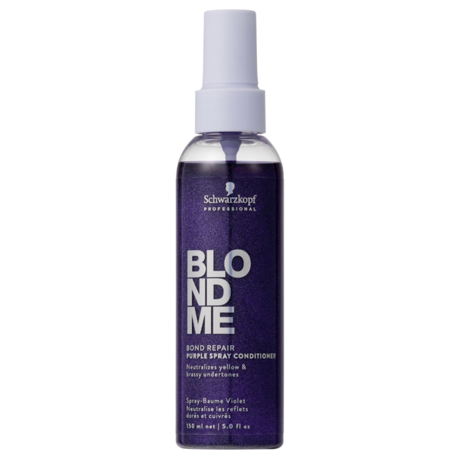 Schwarzkopf Professional - BlondMe  - Bond Repair Purple Spray Conditioner | Conditioner voor blond haar - 150ml
