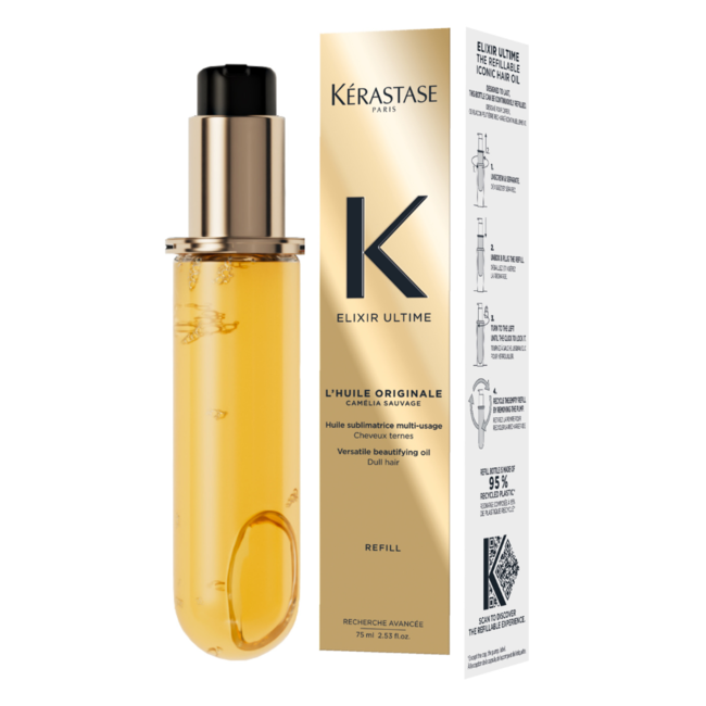 Kérastase - Elixir Ultime - Recharge | Huile capillaire pour tous types de cheveux - 75 ml