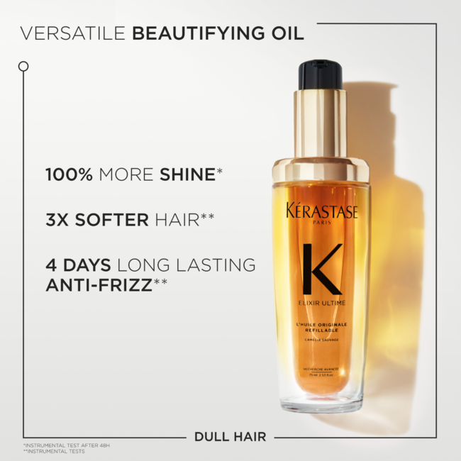 Kérastase - Elixir Ultime - Recharge | Huile capillaire pour tous types de cheveux - 75 ml