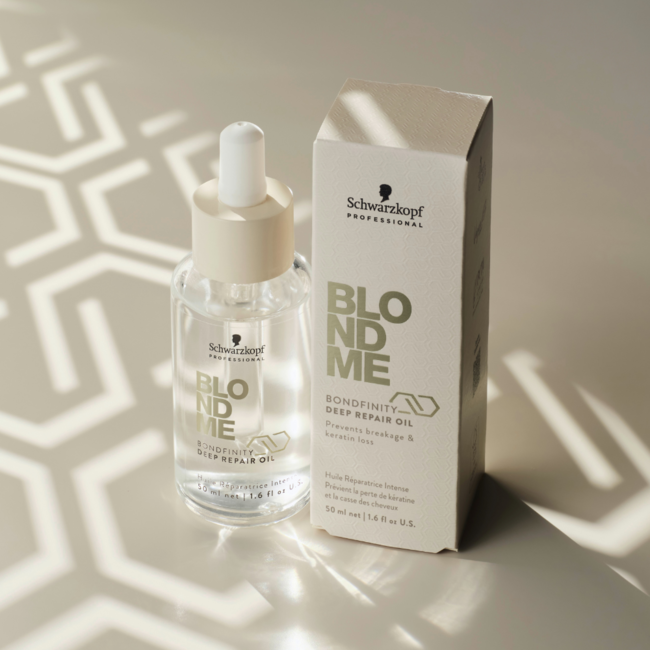 Schwarzkopf Professional - BlondMe  - Bondfinity Deep Repair Oil   | Haarolie voor blond haar - 50ml