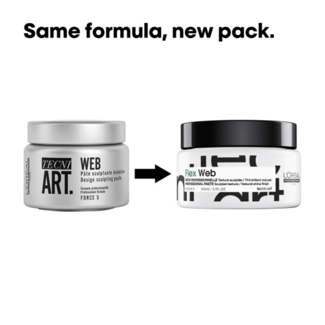 L’Oréal Professionnel - Tecni.Art - Web | Styling paste voor alle haartypes - 150 ml.