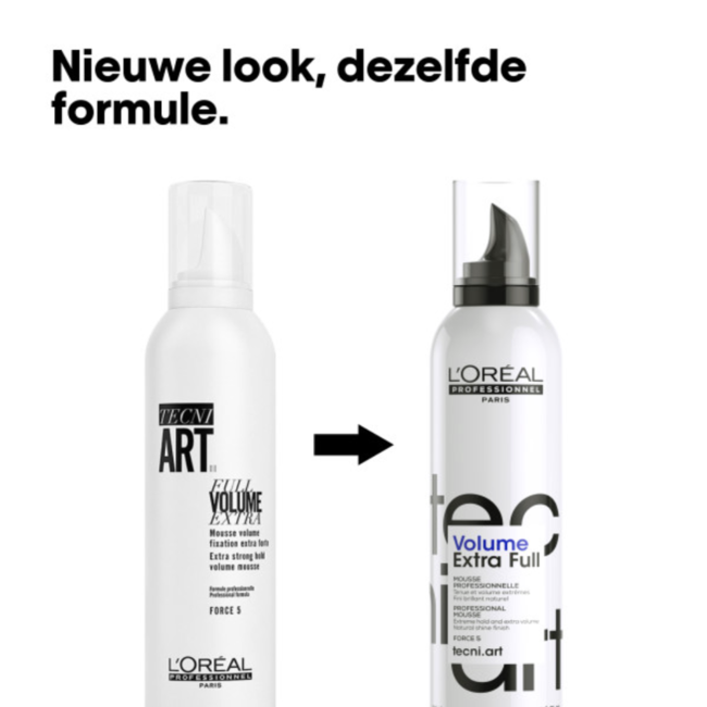 L'Oréal Professionnel - Tecni.Art - Full Volume Extra | Mousse Coiffante pour Cheveux Fins - 250 ml