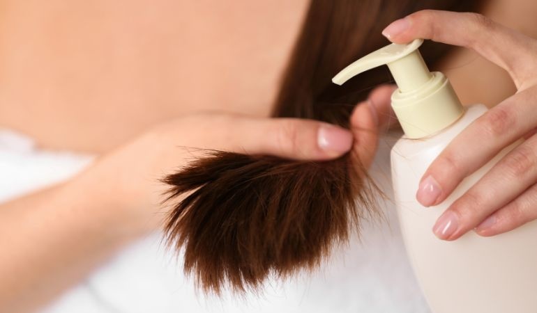 Conditioner voor gespleten haarpunten