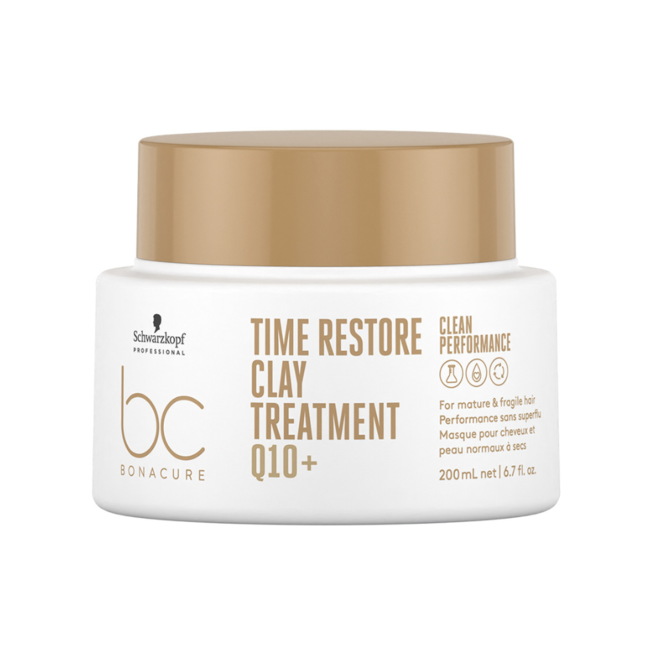 Schwarzkopf Professional - Bonacure - Time Restore | Restaurateur capillaire pour cheveux secs ou abîmés par le soleil - 200 ml