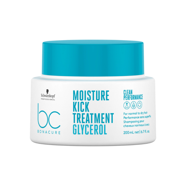 Schwarzkopf Professional - Bonacure - Moisture Kick | Restaurateur capillaire pour cheveux secs ou abîmés par le soleil - 200 ml