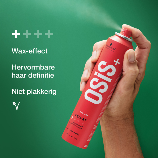 Schwarzkopf Professional - OSiS+ - Velvet | Stylingspray für alle Haartypen - 200 ml