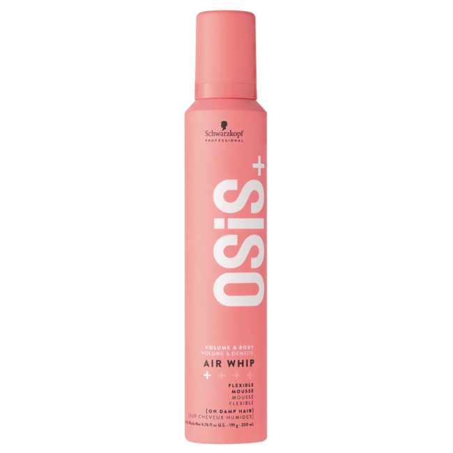 Schwarzkopf Professional - OSiS+ - Air Whip | Mousse pour tous types de cheveux - 200 ml