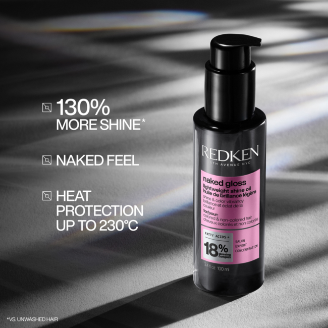 Redken - Acidic Color Gloss - Naked Gloss Oil | Haaröl für coloriertes Haar – 100 ml