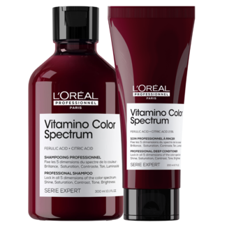 L'Oréal Professionnel L’Oréal Professionnel Kombi-Angebot – Vitamino Color Spectrum | Shampoo 300 ML & Conditioner 200 ML – für coloriertes Haar