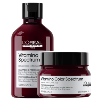 L'Oréal Professionnel L’Oréal Professionnel CombiDeal - Vitamino Color Spectrum | Shampoo 300 ML & Masker 250 ML - voor gekleurd haar